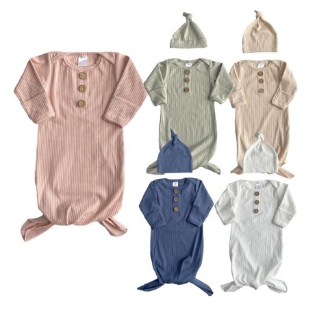 newborn-ribbed-baby-sleeping-bag-blankets-wrap-sleep-sack-for-baby-big-0