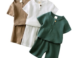 toddler-muslin-outfit-set-round-neckline-short-sleeve